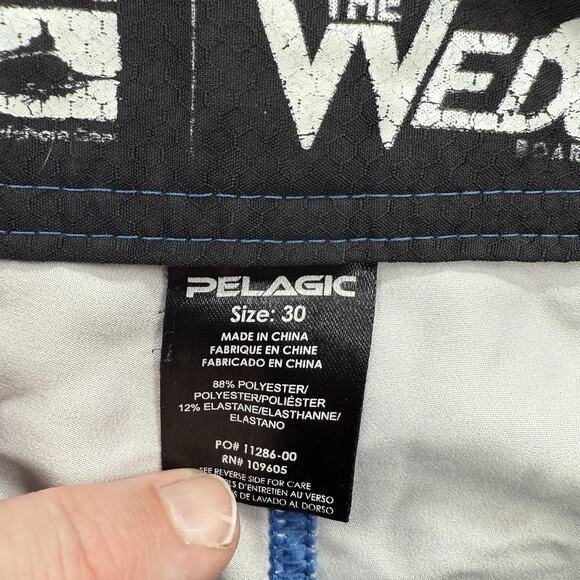 Pelagic The Wedge Board Shorts Men 30 Beach Weekend Vacation Outdoor 10" Inseam - Picture 3 of 8
